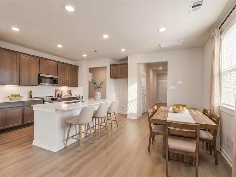 Furnished interior view inside a new home in Liberty Estates, Cleveland (Image 7).