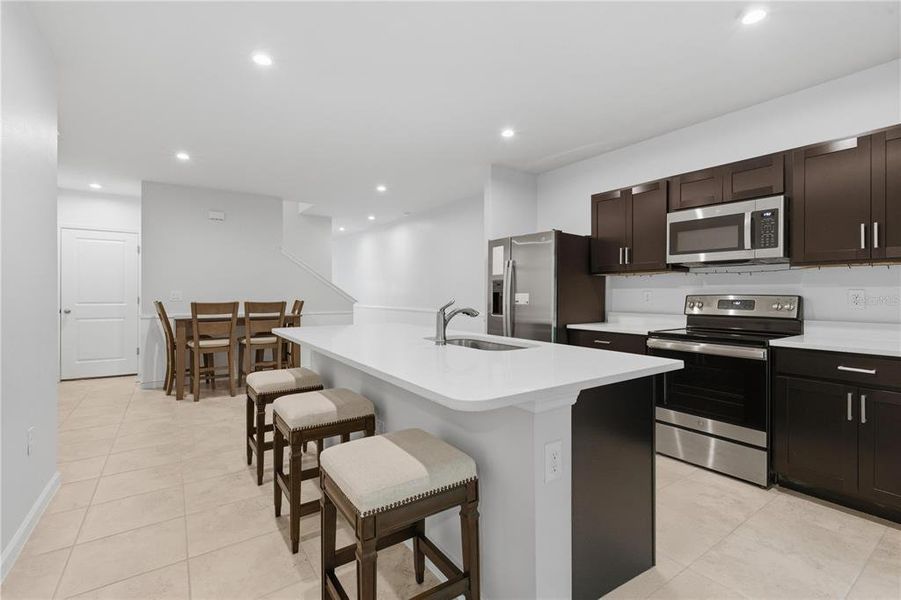 Furnished interior view inside a new home in , New Port Richey (Image 12).