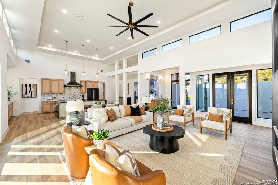 Furnished interior view inside a new home in , San Antonio (Image 10). Furnished interior view inside a new home in , San Antonio (Image 10).