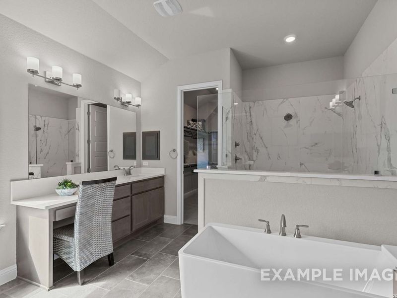 Furnished interior view inside a new home in The Reserve at Potranco Oaks, Castroville (Image 38).
