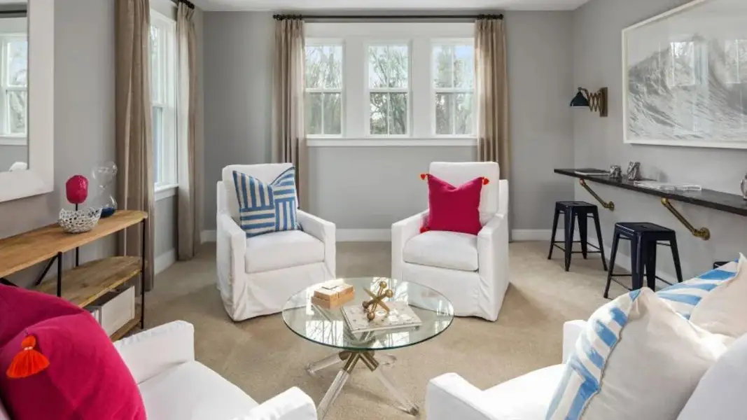 Furnished interior view inside a new home in , Summerville (Image 9).