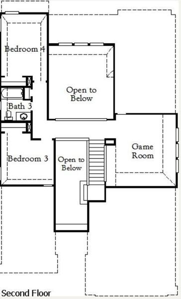 2nd Floor Diagram ( Goodrich Plan)