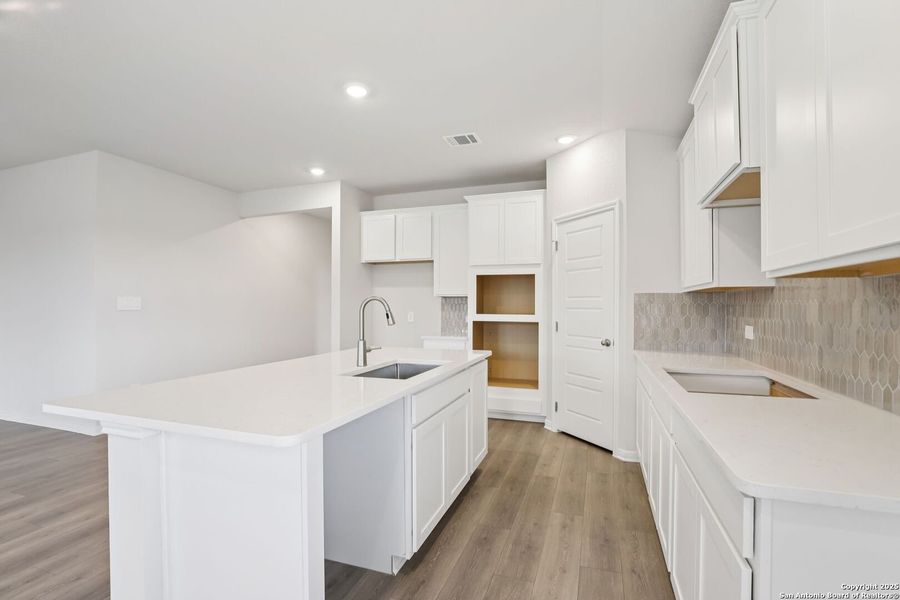 Furnished interior view inside a new home in Legendary Trails - Classic Series, Cibolo (Image 8).