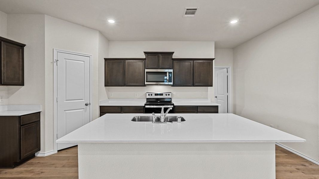 Furnished interior view inside a new home in Stonewyck Farms, Ennis (Image 3).
