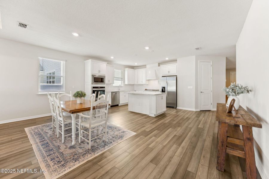 Furnished interior view inside a new home in Forest Park at Wildlight, Yulee (Image 7). Furnished interior view inside a new home in Forest Park at Wildlight, Yulee (Image 7).