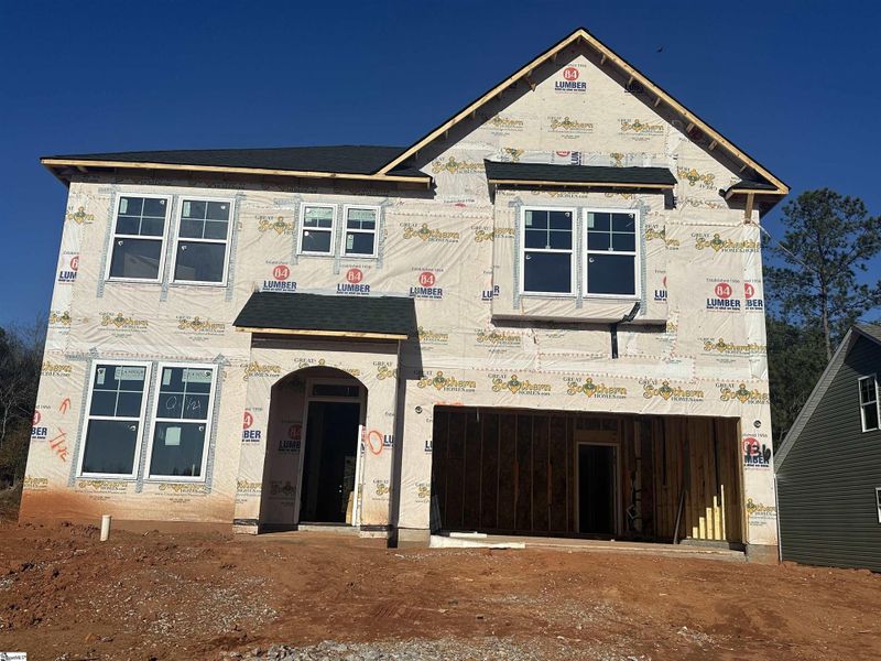 In-progress construction of a new home in Shiloh Trail, Wellford, SC (Image 12).
