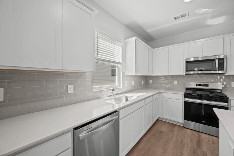 Furnished interior view inside a new home in Grand Arbor, Blythewood (Image 4). Furnished interior view inside a new home in Grand Arbor, Blythewood (Image 4).