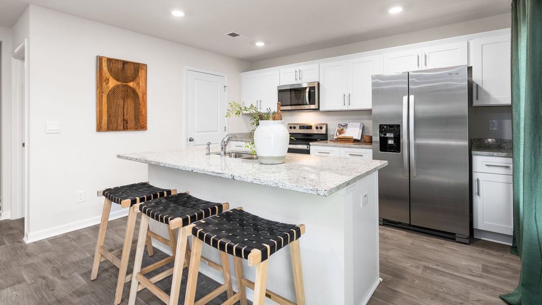 Furnished interior view inside a new home in Bynum Farms, Farmville (Image 10).