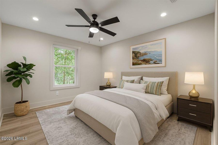 Furnished interior view inside a new home in , Beaufort (Image 50).