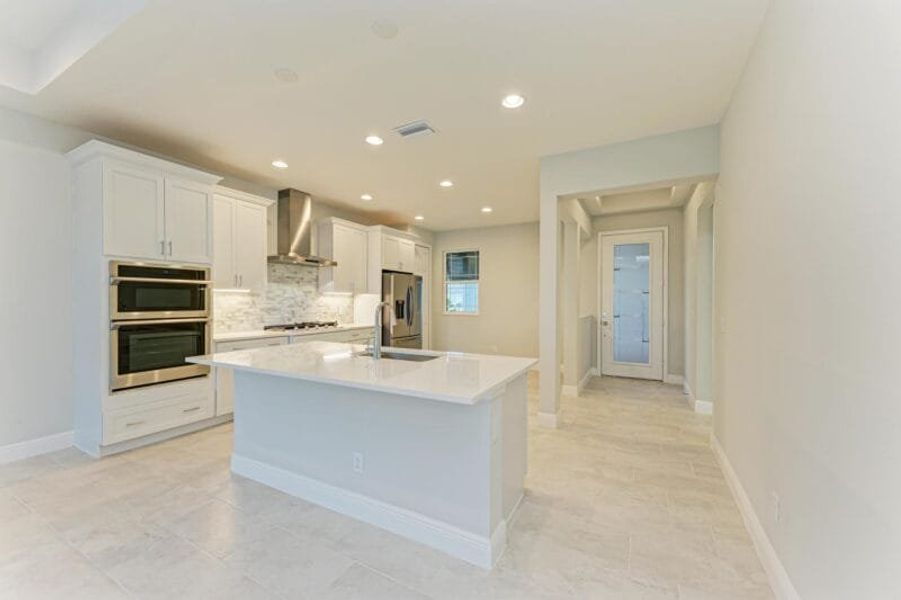 Furnished interior view inside a new home in Reflection Villas at Watercolor Place, Bradenton (Image 5).