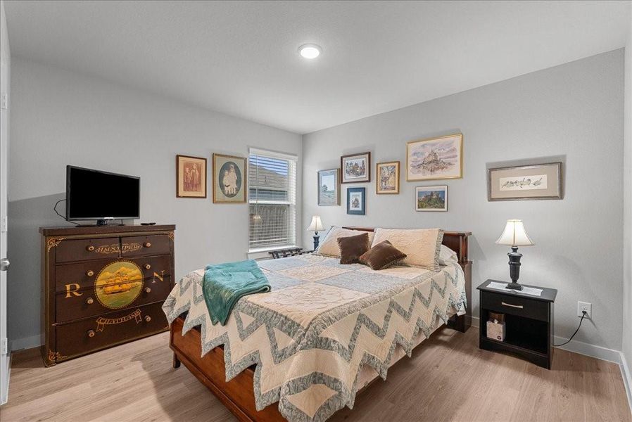 Furnished interior view inside a new home in Mustang Crossing, Alvin (Image 15).