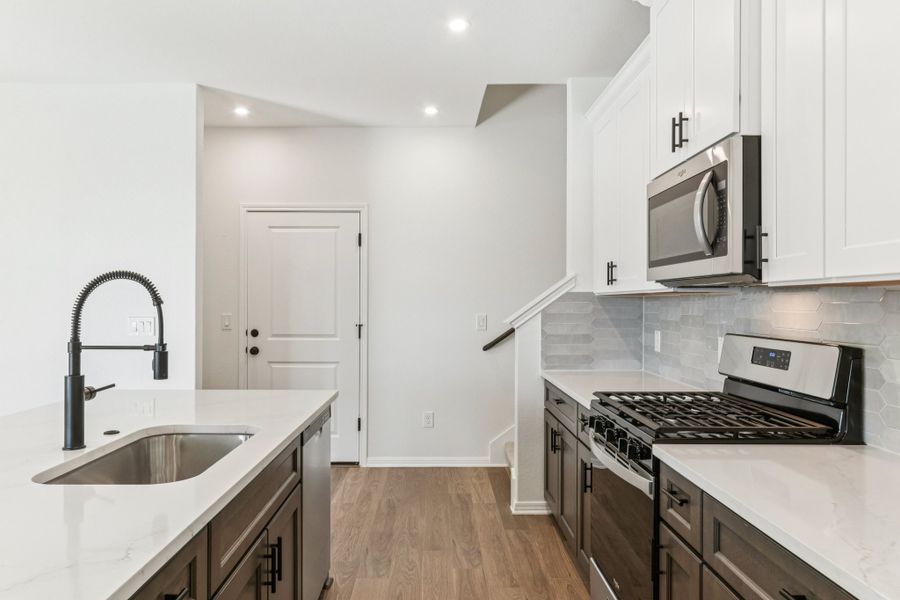 Furnished interior view inside a new home in Porter Country, Buda (Image 5). Furnished interior view inside a new home in Porter Country, Buda (Image 5).