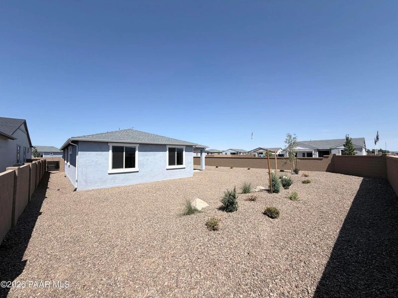 Exterior details and patio area of a home in North Ridge at Pronghorn Ranch, Prescott Valley (Image 25).