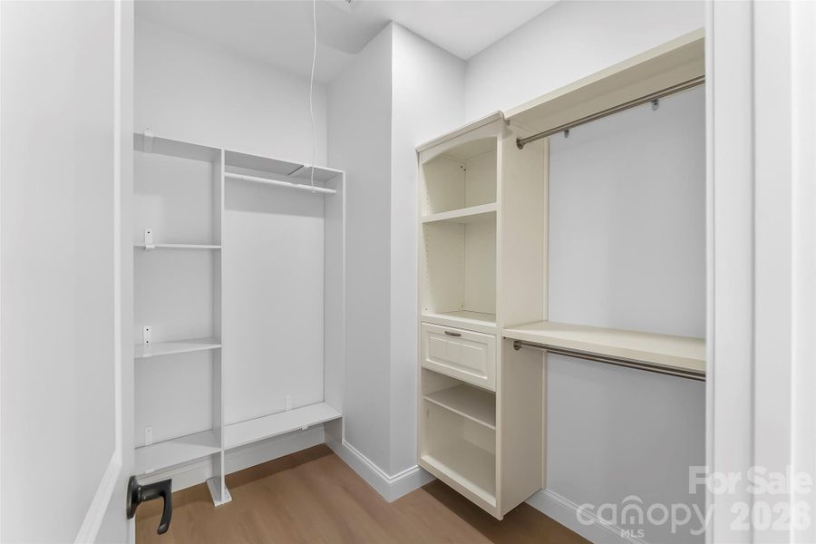 master walk-in closet