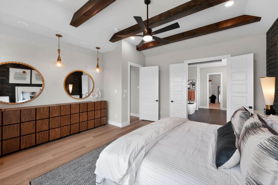 Furnished interior view inside a new home in Highland Crossing, Celina (Image 14).