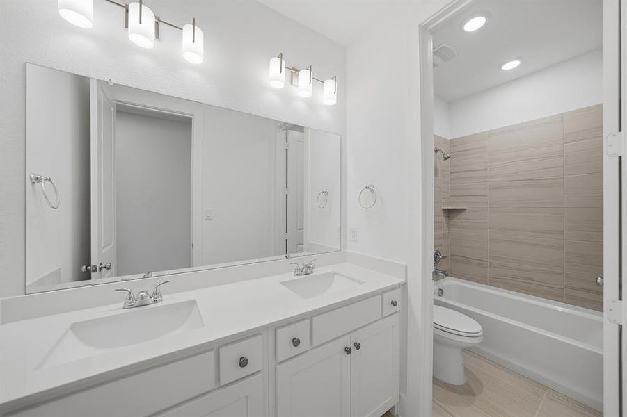 Furnished interior view inside a new home in Devonshire, Forney (Image 10). Furnished interior view inside a new home in Devonshire, Forney (Image 10).