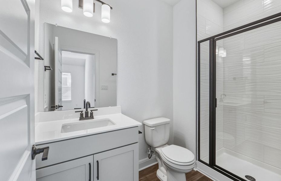 Furnished interior view inside a new home in Santa Rita Ranch, Liberty Hill (Image 13).