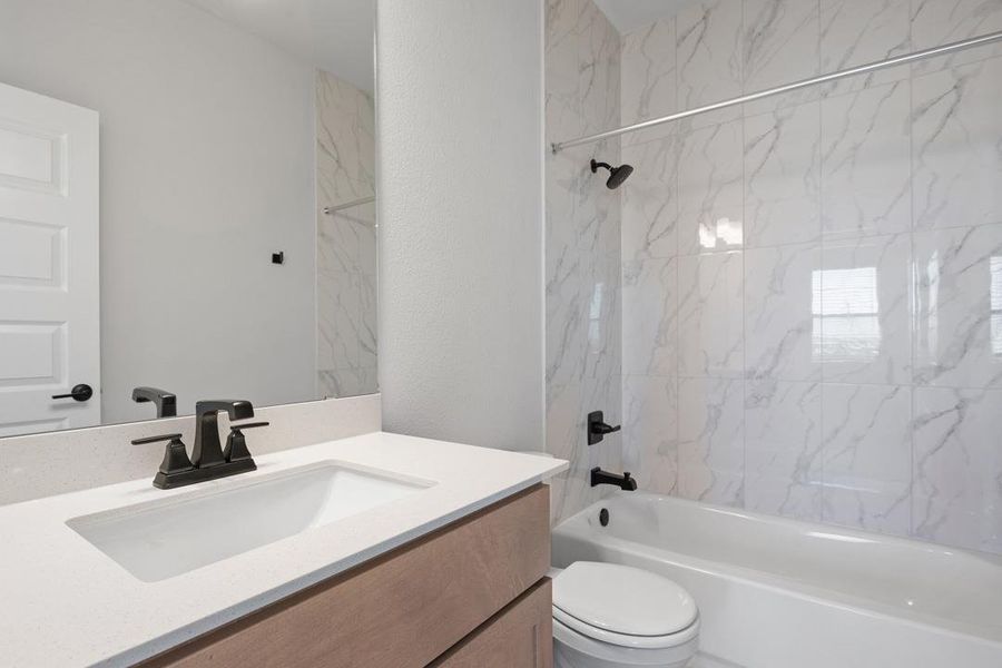 Furnished interior view inside a new home in Union Collection at Park Central, Georgetown (Image 13).