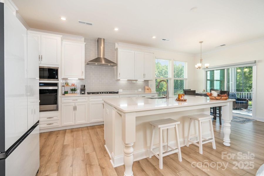 Furnished interior view inside a new home in , Clover (Image 12).