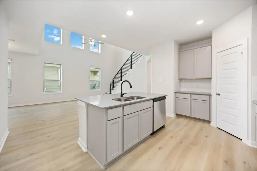 Furnished interior view inside a new home in Bluebonnet Village, Bellville (Image 10). Furnished interior view inside a new home in Bluebonnet Village, Bellville (Image 10).