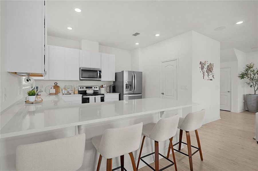 Furnished interior view inside a new home in , Clermont (Image 15).