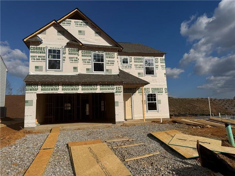 In-progress construction of a new home in The Reserve at Willow Oaks, Canton, GA (Image 13). In-progress construction of a new home in The Reserve at Willow Oaks, Canton, GA (Image 13).