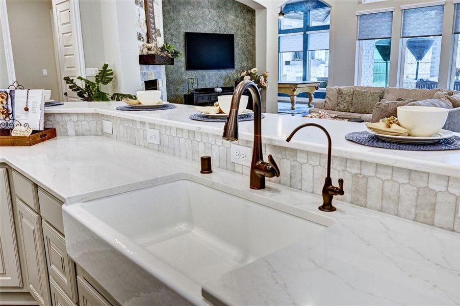 Close-up of interior finishes inside a home in Artavia 70′, Conroe (Image 21).