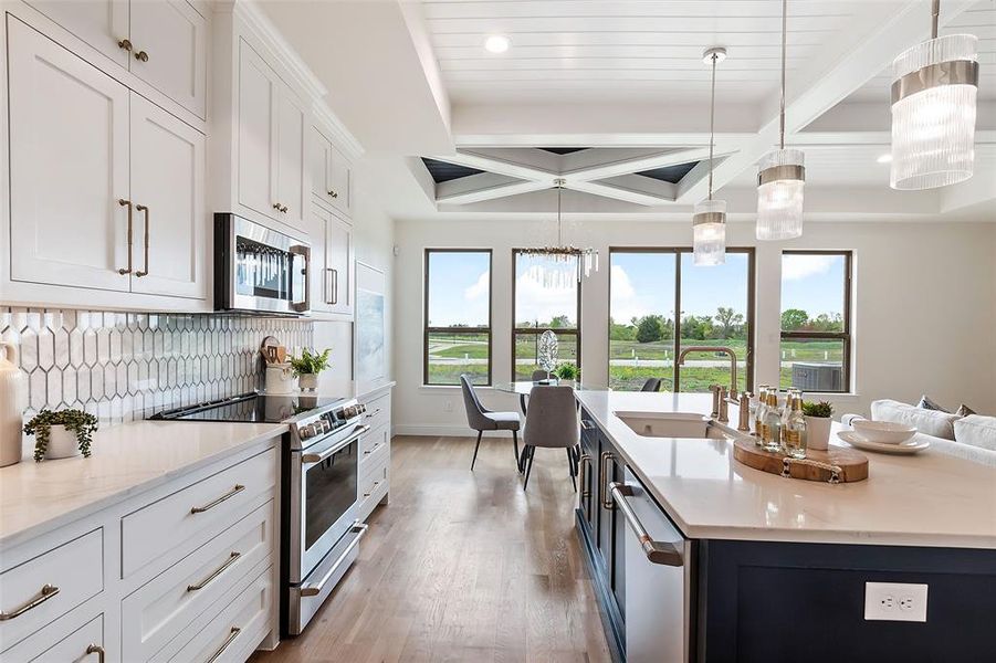 Furnished interior view inside a new home in , Heath (Image 9).