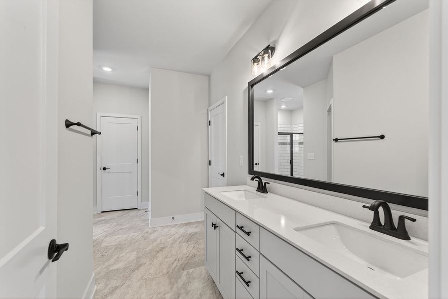 Furnished interior view inside a new home in Crystal Village, Albemarle (Image 7).