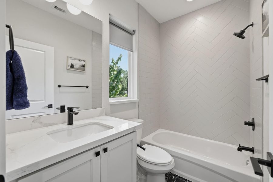 Furnished interior view inside a new home in , Houston (Image 20).
