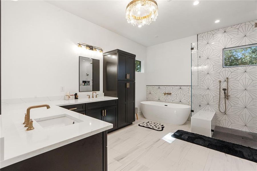 Furnished interior view inside a new home in , Land O' Lakes (Image 48).