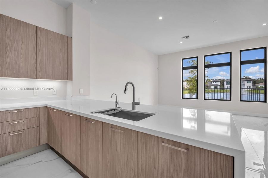 Furnished interior view inside a new home in , Hollywood (Image 6).