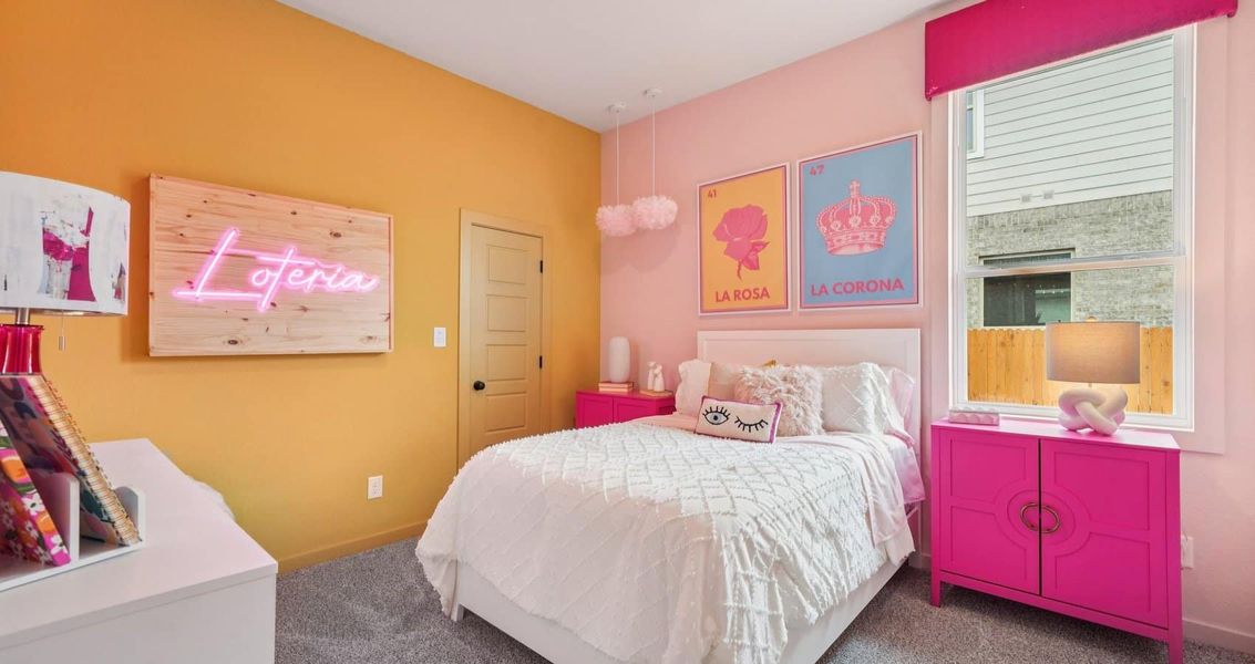 Furnished interior view inside a new home in Stream Waters, Seguin (Image 23).