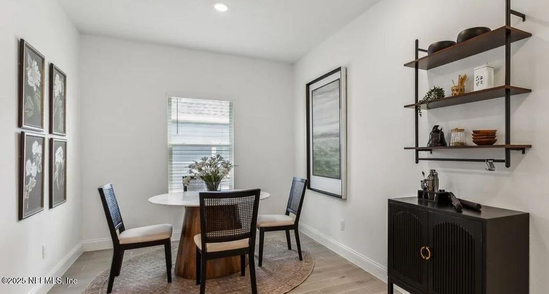 Furnished interior view inside a new home in Edenbrooke at Hyland Trail | 55+: Edenbrooke at Hyland Trail 60s, Green Cove Springs (Image 4).