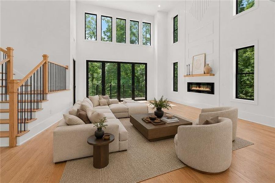 Furnished interior view inside a new home in , Acworth (Image 4).