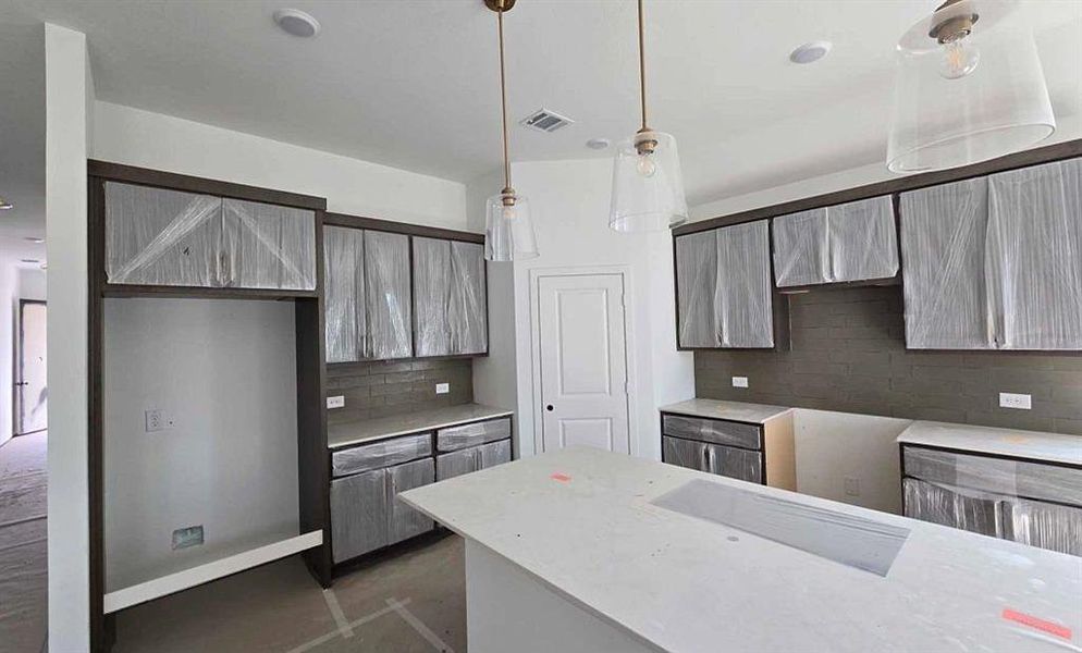 Kitchen Construction Progress featuring the Laguna Collection