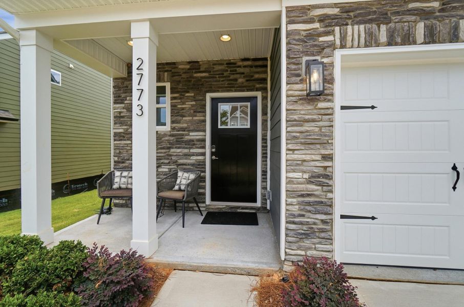 Exterior details and patio area of a home in Ashton Park, Monroe (Image 3).