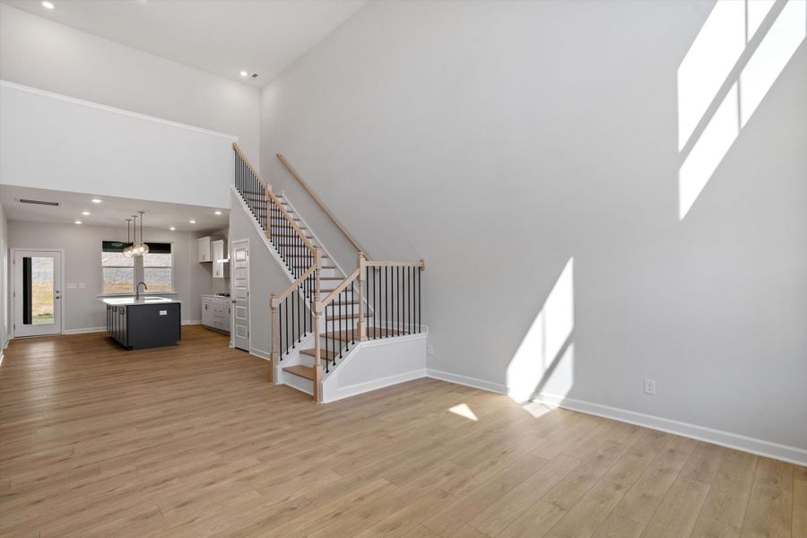 Spacious, unfurnished interior of a new home in Ovation at Sweetbrier, Durham (Image 14).