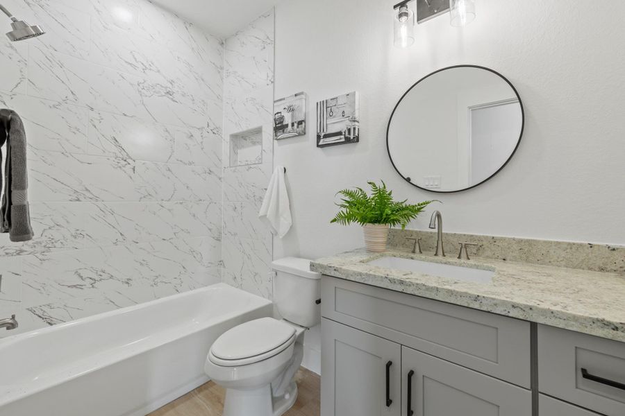 Furnished interior view inside a new home in , Beasley (Image 10).