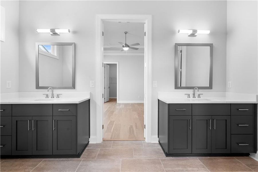 Furnished interior view inside a new home in Promenade at Sawnee Village, Cumming (Image 15). Furnished interior view inside a new home in Promenade at Sawnee Village, Cumming (Image 15).