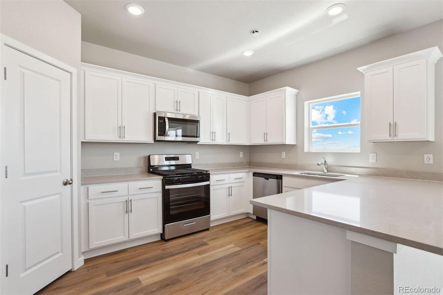 Furnished interior view inside a new home in Bennett Ranch, Bennett (Image 5).