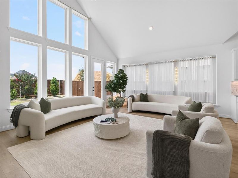 Furnished interior view inside a new home in , Wylie (Image 25).