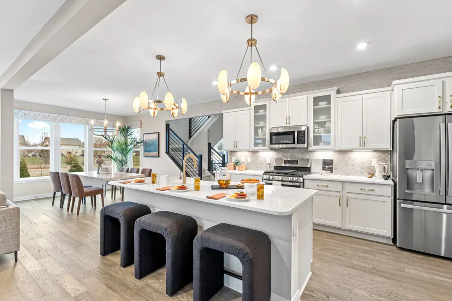 Representative furnished interior of a home built from the Wyatt by Fischer Homes in Leeland Farms, Fuquay Varina (Image 28). Representative furnished interior of a home built from the Wyatt by Fischer Homes in Leeland Farms, Fuquay Varina (Image 28).