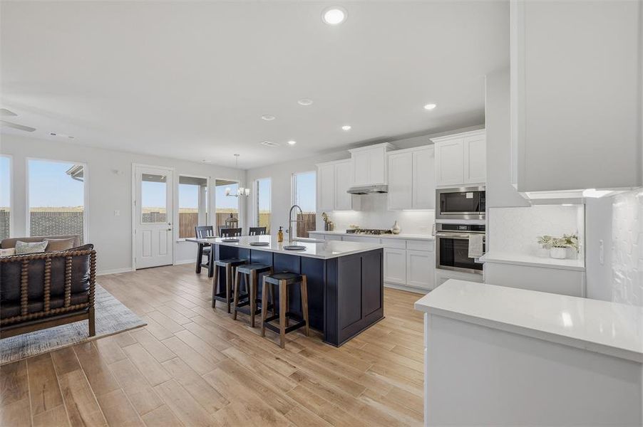 Furnished interior view inside a new home in Morningstar, Aledo (Image 14). Furnished interior view inside a new home in Morningstar, Aledo (Image 14).