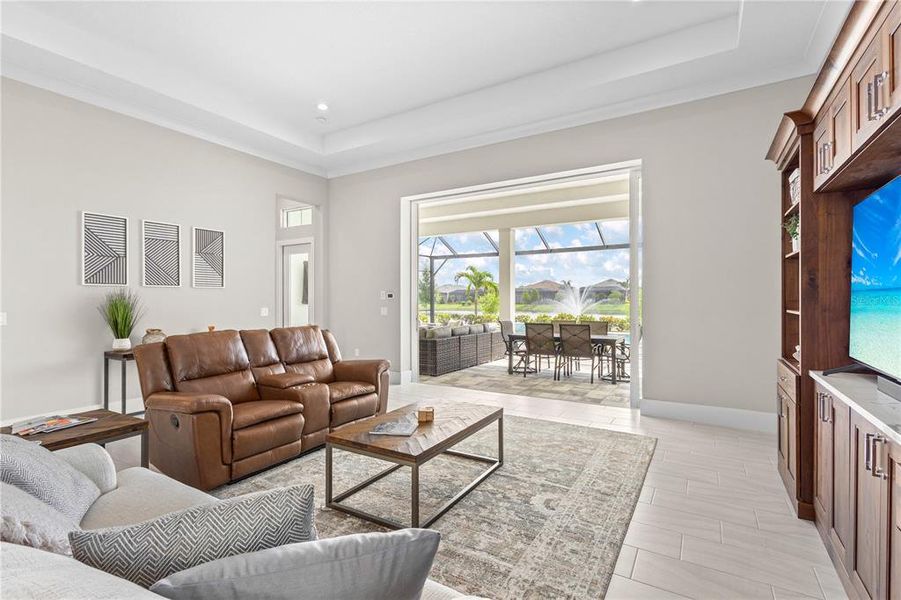 Furnished interior view inside a new home in , Bradenton (Image 19). Furnished interior view inside a new home in , Bradenton (Image 19).