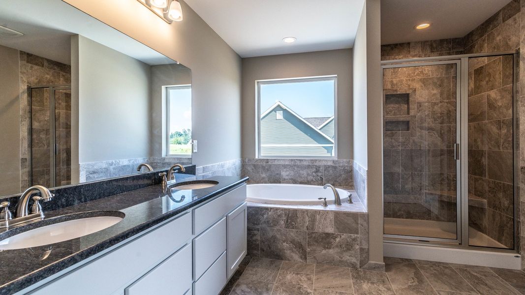 Representative furnished interior of a home built from the The Winslow by Norfolk Homes in Valleys, Jackson (Image 39).