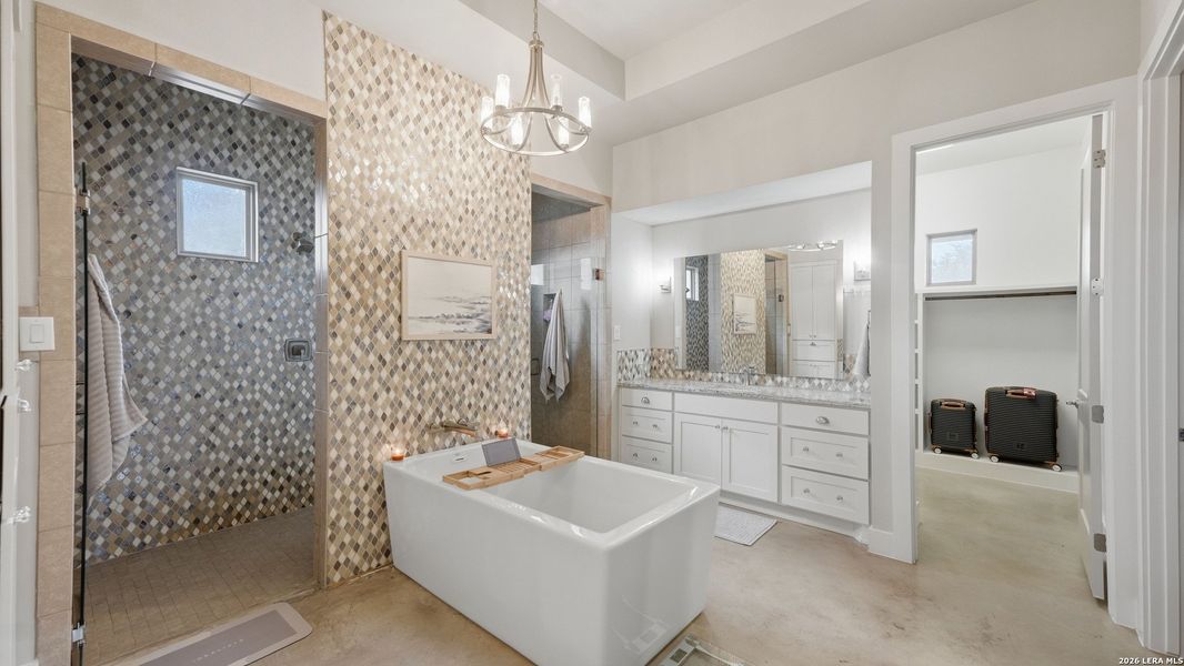 Furnished interior view inside a new home in , Spring Branch (Image 11).