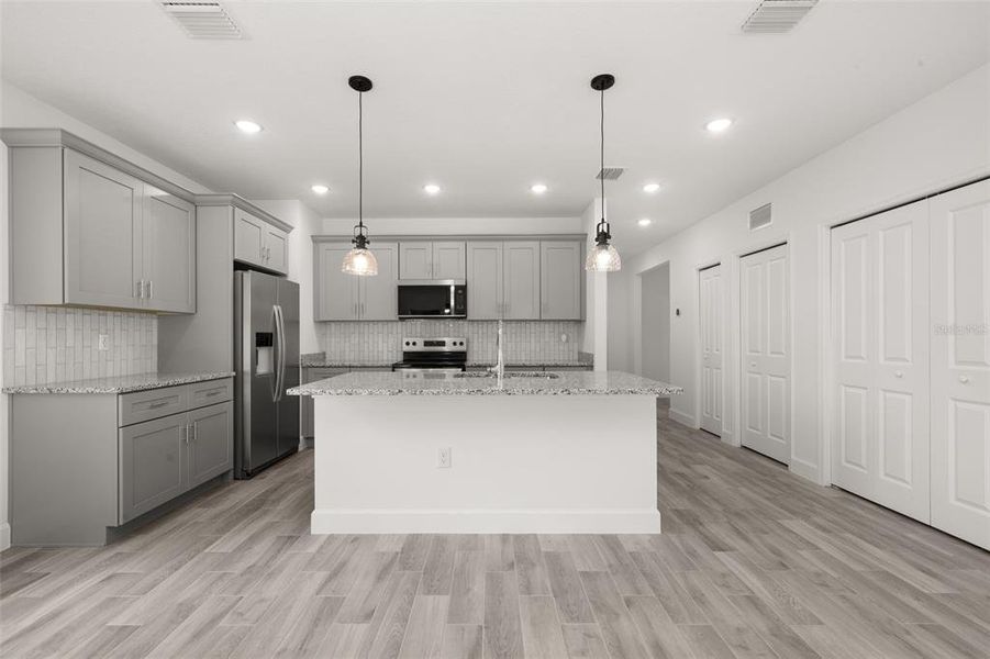 Furnished interior view inside a new home in , Sebring (Image 14).