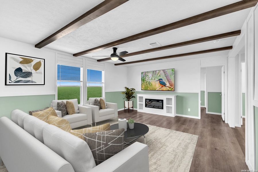 Furnished interior view inside a new home in , La Vernia (Image 7).