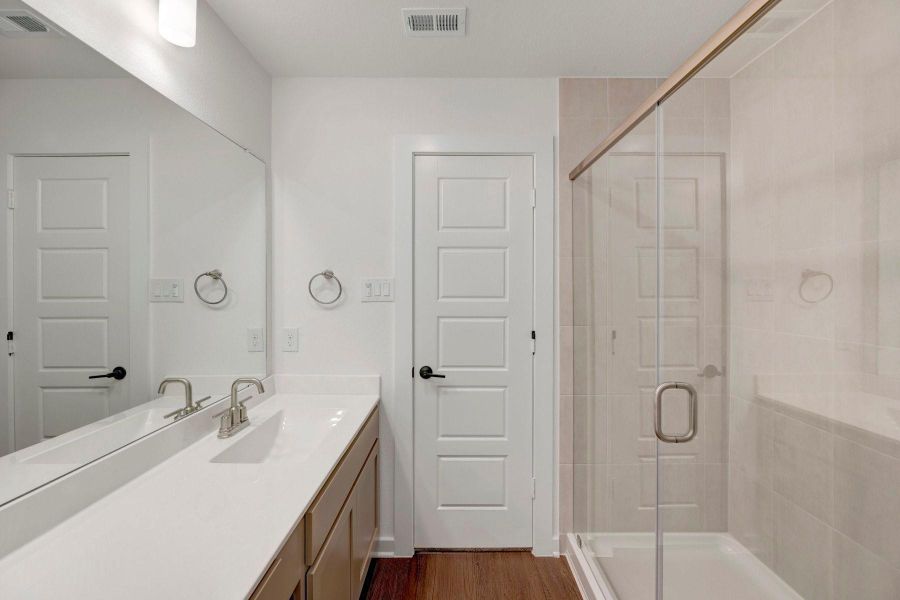 Furnished interior view inside a new home in Summerview, Fulshear (Image 9). Furnished interior view inside a new home in Summerview, Fulshear (Image 9).